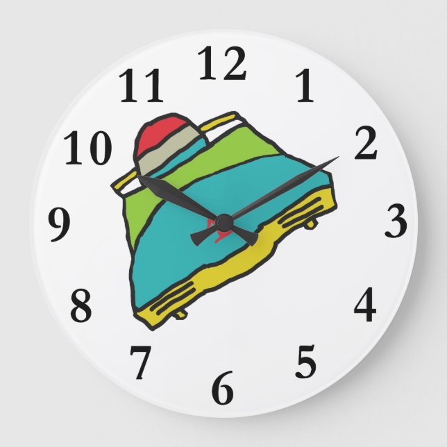 Reloj Redondo Grande Bobinado (Anverso)