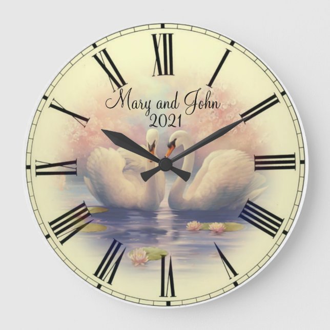 Reloj Redondo Grande Boda (Anverso)