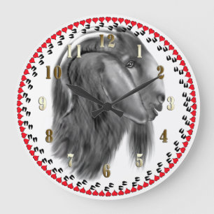 Reloj Redondo Grande Boer Goer Sketch Wall Clock