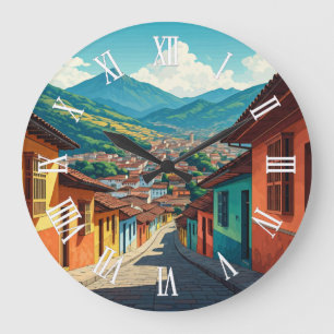 Reloj Redondo Grande Bogota Colombia La Candelaria