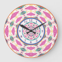 Boho Mandala grande reloj
