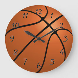 Reloj Redondo Grande Bola de la cesta