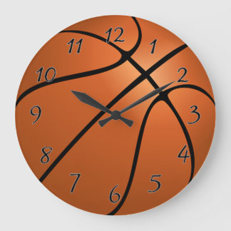 Reloj Redondo Grande Bola de la cesta