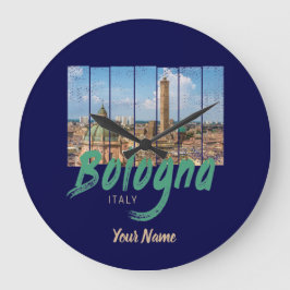 Reloj Redondo Grande Bologna Emilia-Romagna Italia recuerdo de época