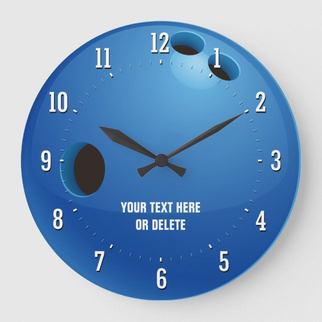 Reloj Redondo Grande Bolos | Regalos deportivos (Anverso)