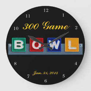 Reloj Redondo Grande Bolos retros