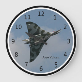 Reloj Redondo Grande Bombardero de ala delta, Avro Vulcano, personaliza