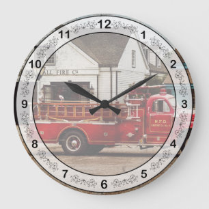 Reloj Redondo Grande Bombero - Compañía de bomberos de Newark