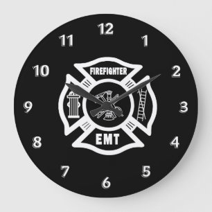 Reloj Redondo Grande Bombero EMT