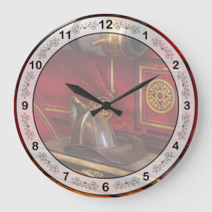 Reloj Redondo Grande Bomberos - un trabajo elegante