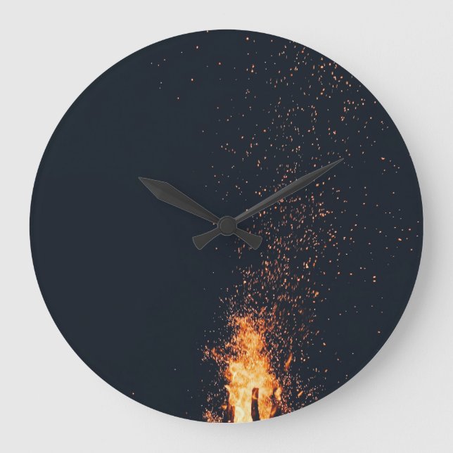 Reloj Redondo Grande bonfire (Anverso)