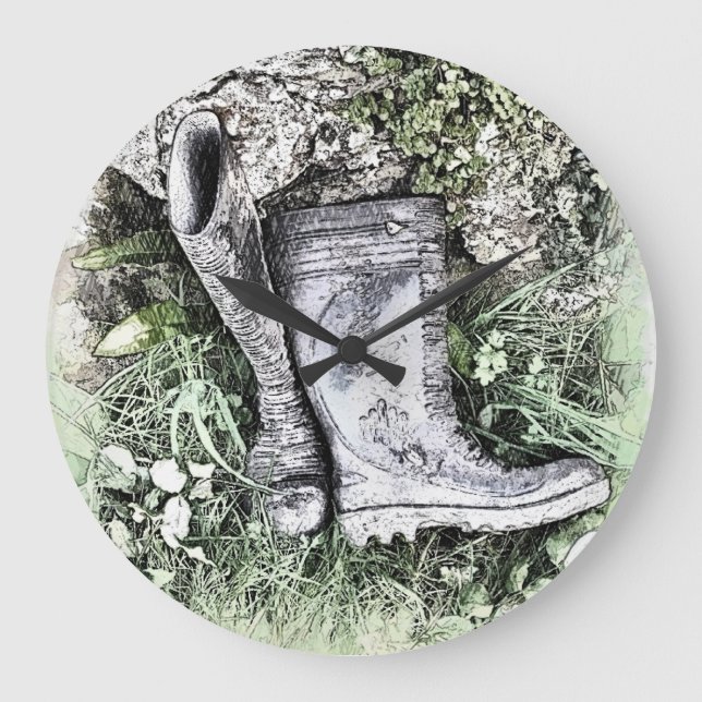 RELOJ REDONDO GRANDE BOOTS (Anverso)