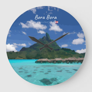 Reloj Redondo Grande Bora Bora, Polinesia Francesa - Resort de Playa