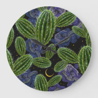 Bordados Mexicanos: La Noche de Cactus Seamless.