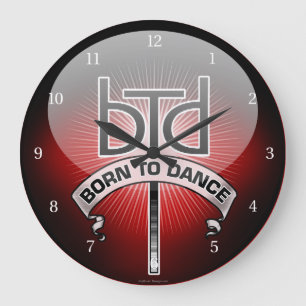 Reloj Redondo Grande Born To Dance