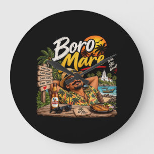 Reloj Redondo Grande Boro Mare – ¡Goa sigue siendo genial!