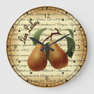 Reloj Redondo Grande Bosc Pears~Léon Leclerc~Ulysses Prentiss Hedrick~
