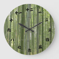 Bosque de bambú, Kanji japonés