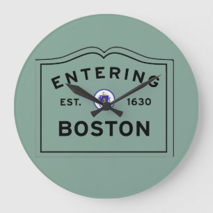 Reloj Redondo Grande Boston que entra