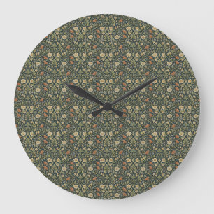 Reloj Redondo Grande Botánico Artes y Oficios