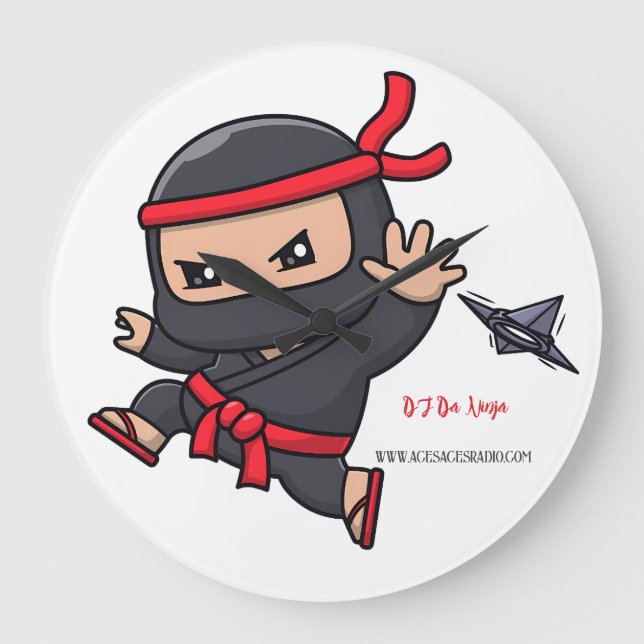 Reloj Redondo Grande Botella de agua (Anverso)