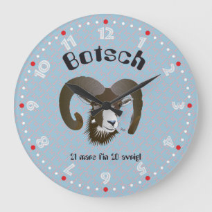 Reloj Redondo Grande Botsch 21 mars fin 20 avrigl Ura