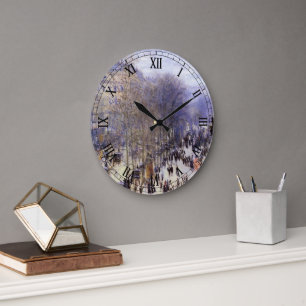Reloj Redondo Grande Boulevard des Capucines de Claude Monet, Arte Fino