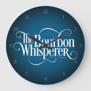 Reloj Redondo Grande Bourbon Whisperer