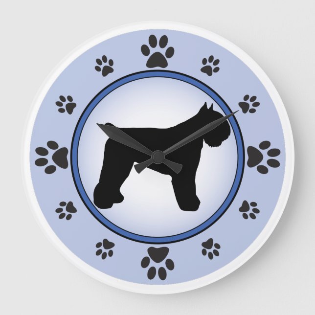 Reloj Redondo Grande Bouvier des Flandres (Anverso)