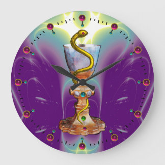 RELOJ REDONDO GRANDE BOWL DE HYGEIA , FARMACIA