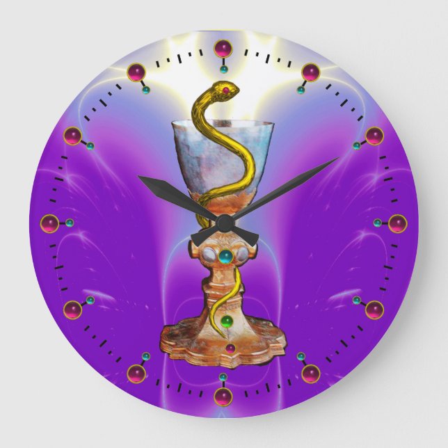 RELOJ REDONDO GRANDE BOWL DE HYGEIA , FARMACIA (Anverso)