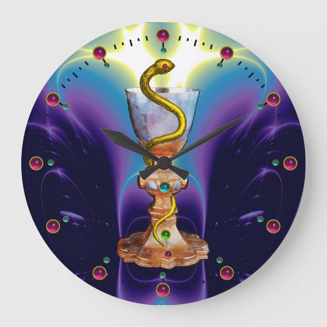 RELOJ REDONDO GRANDE BOWL DE HYGEIA , FARMACIA (Anverso)