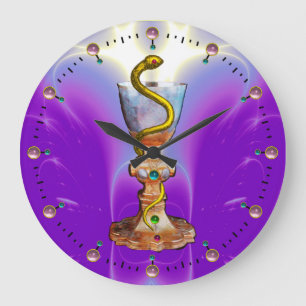 RELOJ REDONDO GRANDE BOWL DE HYGEIA , FARMACIA