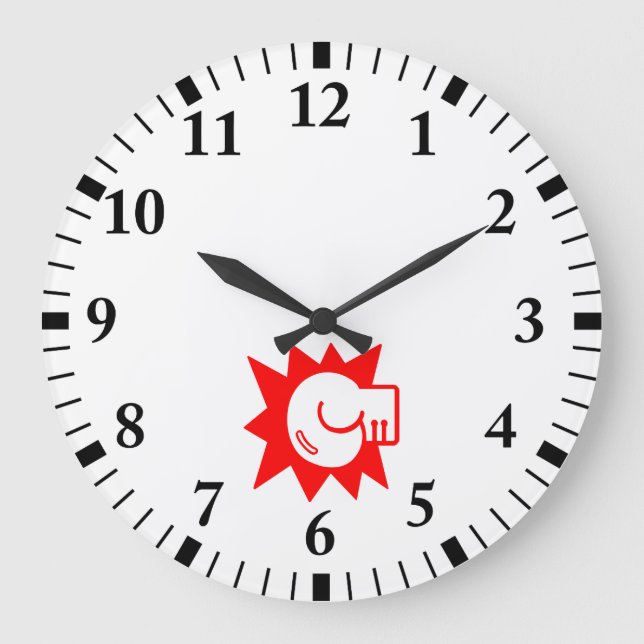 Reloj Redondo Grande Boxeo (Anverso)