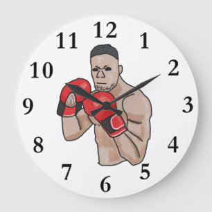 Reloj Redondo Grande Boxeo