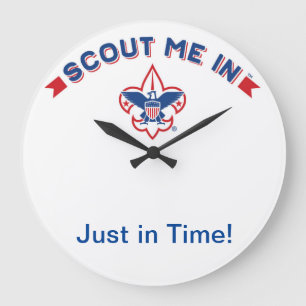 Reloj Redondo Grande Boy Scouts of America Wall Clock
