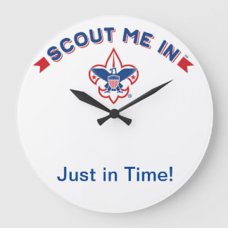 Reloj Redondo Grande Boy Scouts of America Wall Clock