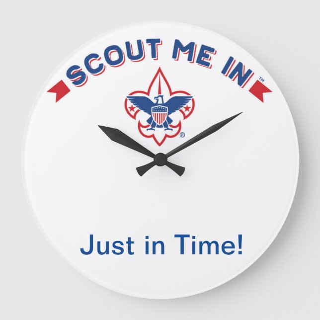Reloj Redondo Grande Boy Scouts of America Wall Clock (Anverso)
