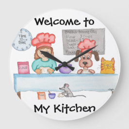 Reloj Redondo Grande Bread Baking