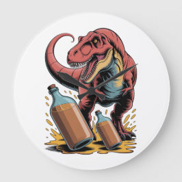 Reloj Redondo Grande Breaking Big Bottles