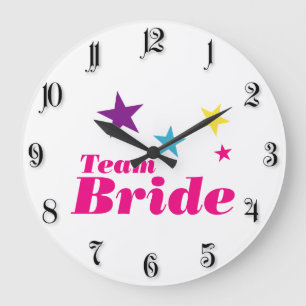 Reloj Redondo Grande Bride team