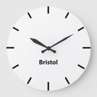 Reloj Redondo Grande Bristol Time Wall Clock