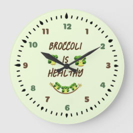 Reloj Redondo Grande Broccoli