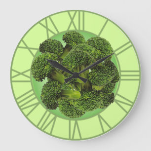 Reloj Redondo Grande Broccoli wall clock