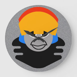 Reloj Redondo Grande Bubla-Chan Clupkitz Chroniker