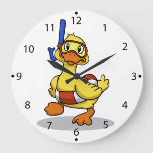 Reloj de best sale pared con patos