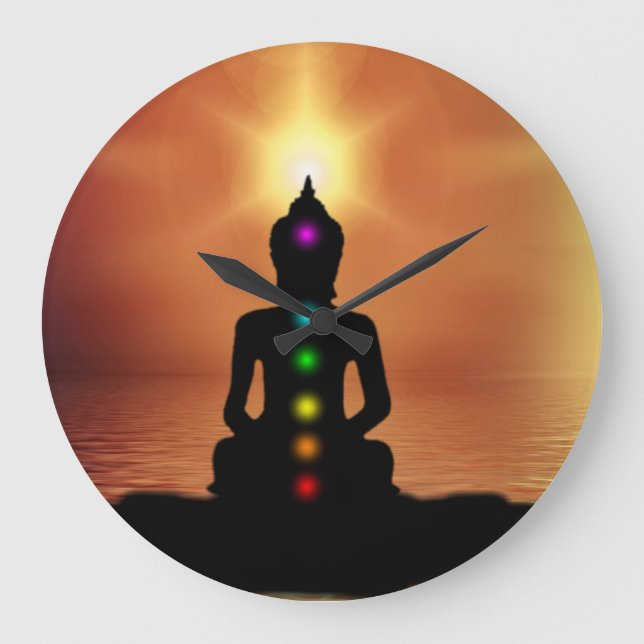 Reloj Redondo Grande Buda (Anverso)