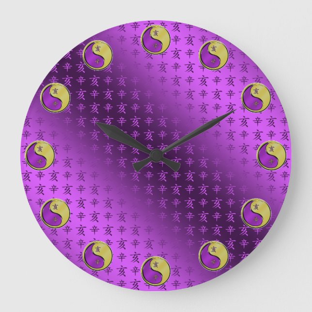 Reloj Redondo Grande Buey de Metal (Anverso)