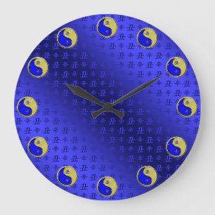Reloj Redondo Grande Buey de Metal