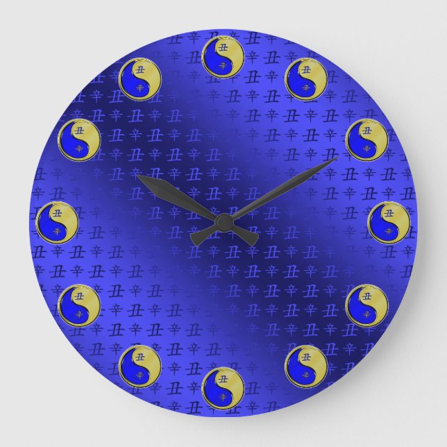 Reloj Redondo Grande Buey de Metal (Anverso)